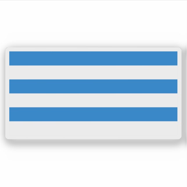 Flagge von Tallinn, Estland Aufkleber (Vorderseite)