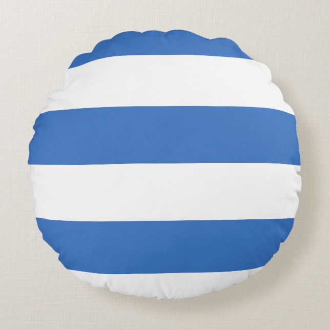 Flagge von Tallinn, Estland - Rundkissen Rundes Kissen (Vorderseite)