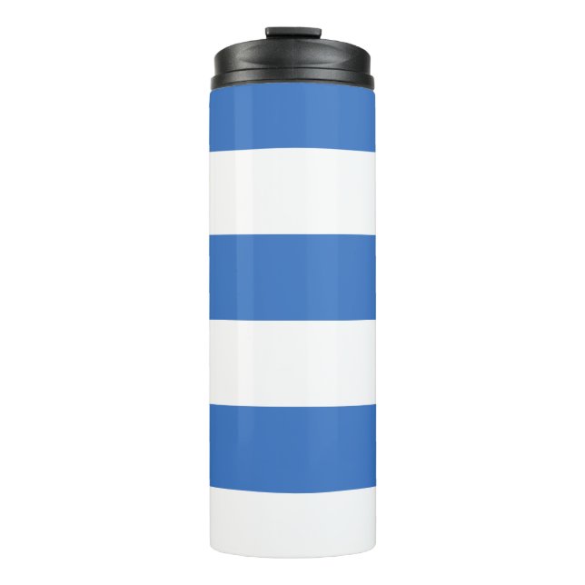 Flagge von Tallinn, Estland Thermal Tumbler Thermosbecher (Vorderseite)