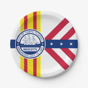Flagge von Tampa, Teller von Florida