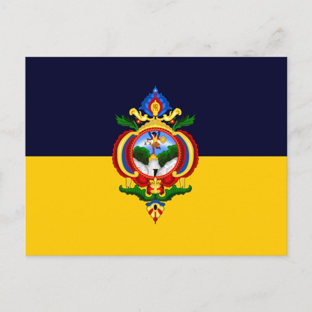 Flagge von Tegucigalpa, Honduras Postkarte (Vorderseite)