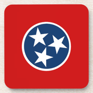 Flagge von Tennessee Getränkeuntersetzer