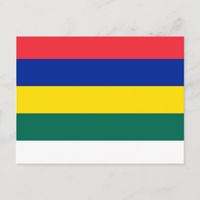 Flagge von Terschelling Postkarte (Vorderseite)