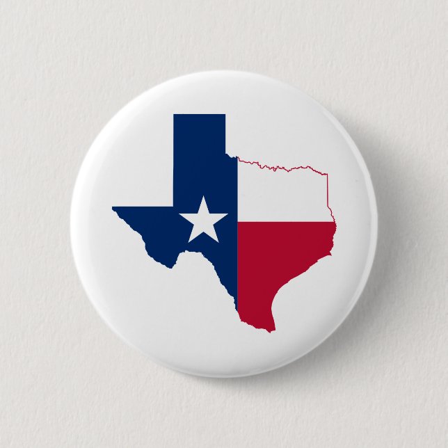 Flagge von Texas Button (Vorderseite)