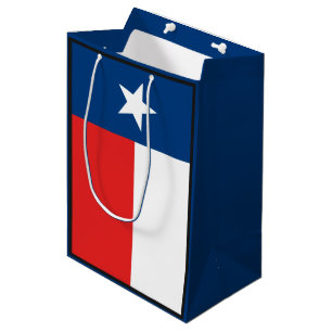 Flagge von Texas Mittlere Geschenktüte