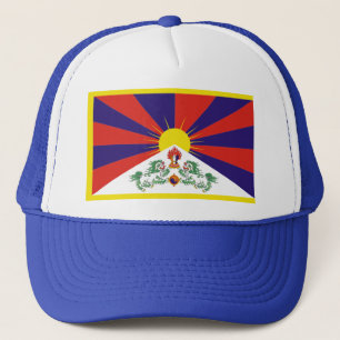 Flagge von Tibet Truckerkappe