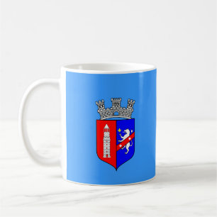Flagge von Tirana, Albanien Kaffeetasse