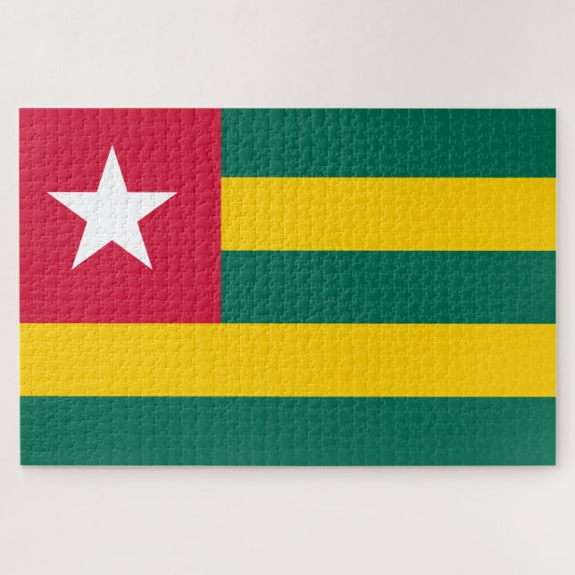 Flagge von Togo (Horizontal)