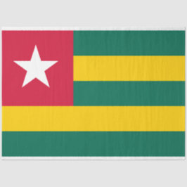Flagge von Togo Seidenpapier