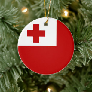 Flagge von Tonga Keramik Ornament