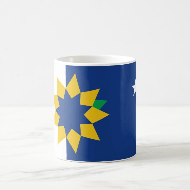Flagge von Topeka (Kansas) Kaffeetasse (Mittel)