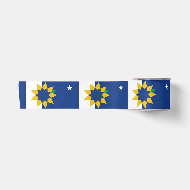 Flagge von Topeka, Kansas Satinband (Vorderseite)