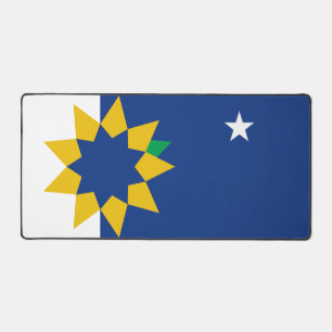 Flagge von Topeka, Kansas Schreibtischunterlage
