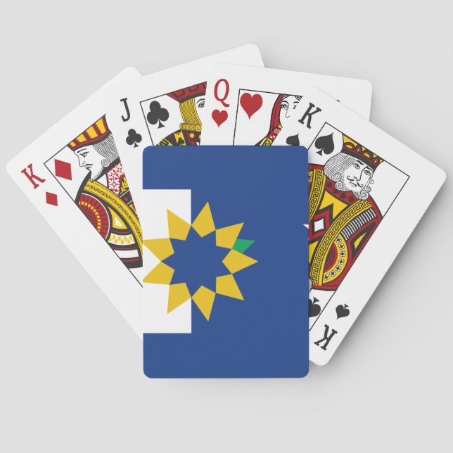 Flagge von Topeka, Kansas Spielkarten (Rückseite)