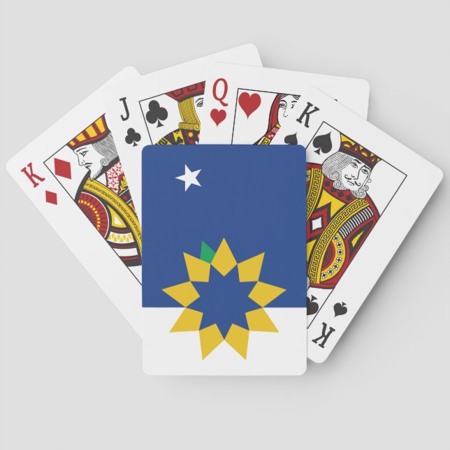 Flagge von Topeka (Kansas) Spielkarten (Rückseite)