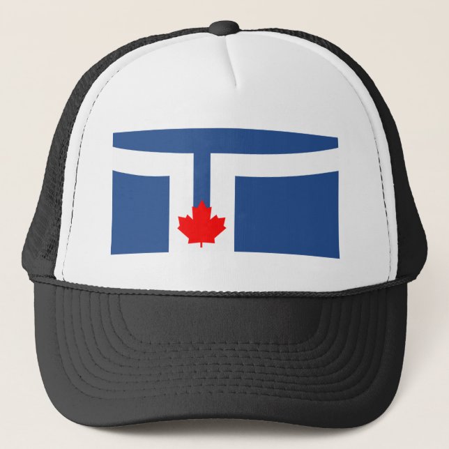 Flagge von Toronto Truckerkappe (Vorderseite)
