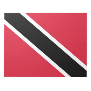 Flagge von Trinidad und Tobago Notizblock