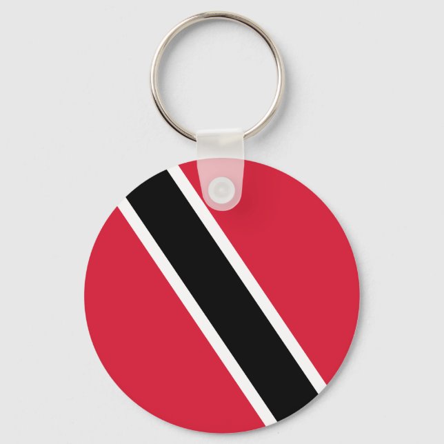 Flagge von Trinidad und Tobago Schlüsselanhänger (Vorderseite)