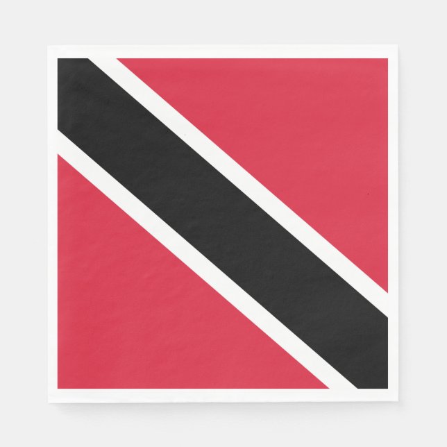 Flagge von Trinidad und Tobago Serviette (Vorderseite)