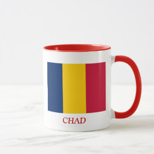 Flagge von Tschad Tasse