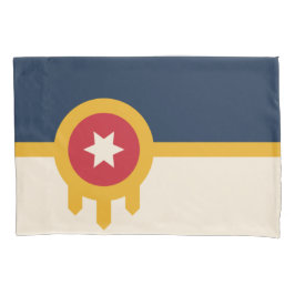 Flagge von Tulsa (Oklahoma) Kissenbezug