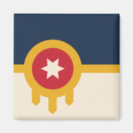 Flagge von Tulsa (Oklahoma) Magnet