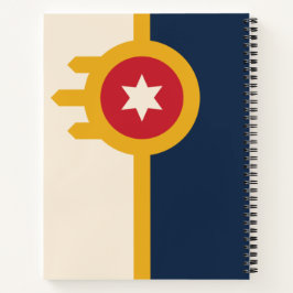 Flagge von Tulsa (Oklahoma) Notizbuch