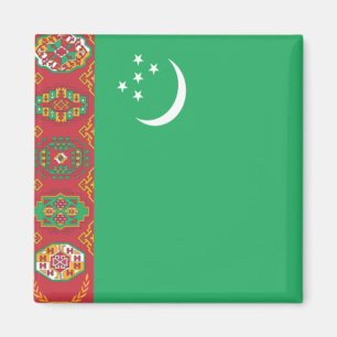 Flagge von Turkmenistan Magnet