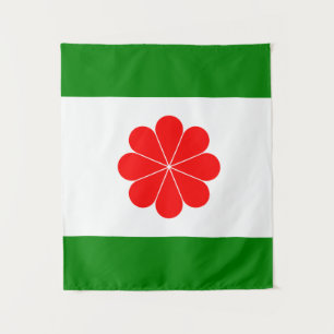 Flagge von unabhängigem Taiwan - 臺灣獨立運動 - 台灣獨立運動 Wandteppich