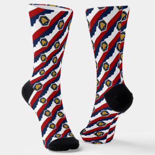 Flagge von Utah (Beehive-Flagge) Socken