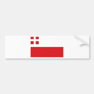 Flagge von Utrecht (Provinz) Autoaufkleber