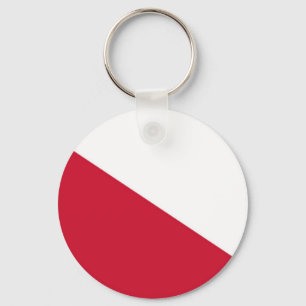 Flagge von Utrecht (Stadt) Schlüsselanhänger