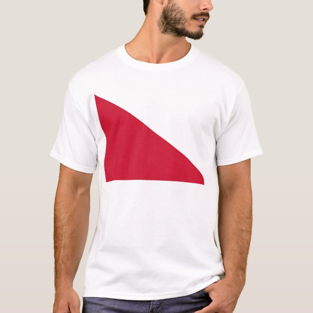 Flagge von Utrecht (Stadt) T-Shirt (Vorderseite)