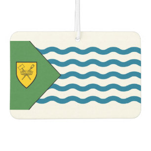 Flagge von Vancouver, British Columbia Button Autolufterfrischer