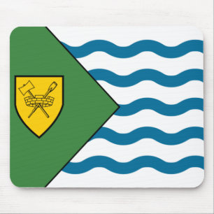 Flagge von Vancouver, British Columbia Mousepad