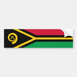 Flagge von Vanuatu Autoaufkleber