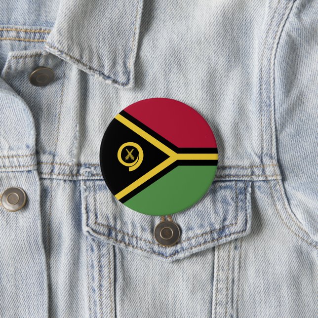 Flagge von Vanuatu Button (Beispiel)