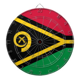 Flagge von Vanuatu Dartscheibe