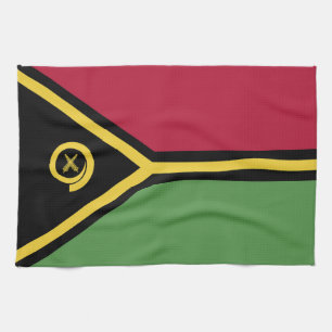 Flagge von Vanuatu Geschirrtuch
