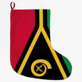 Flagge von Vanuatu Großer Weihnachtsstrumpf