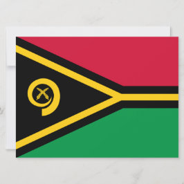 Flagge von Vanuatu Karte