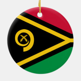 Flagge von Vanuatu Keramik Ornament