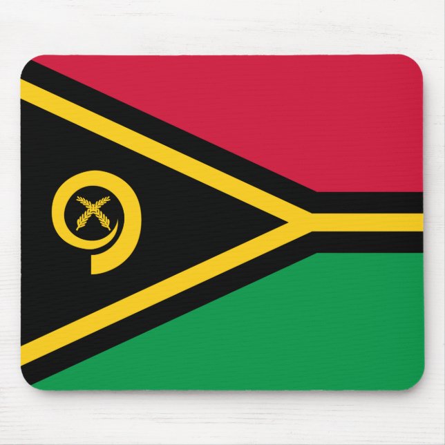 Flagge von Vanuatu Mousepad (Vorne)