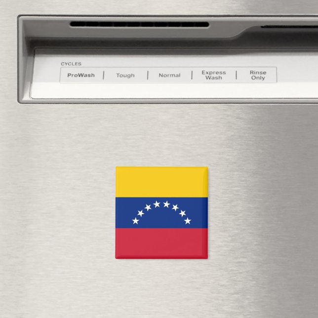 Flagge von Venezuela Kühlschrankmagnet (In Situ (Geschirrspüler))