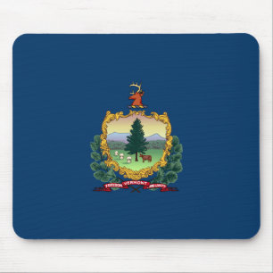 Flagge von Vermont (US-Staat) Mousepad