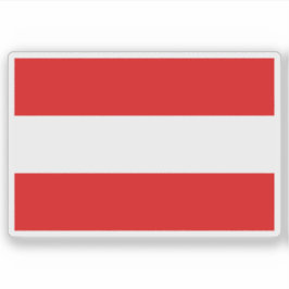 Flagge von Vianden, Luxemburg Aufkleber
