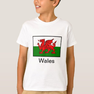 Flagge von Wales T-Shirt