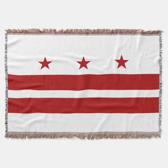 Flagge von Washington D.C. Decke (Vorderseite)