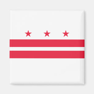 Flagge von Washington D.C. (District of Columbia) Magnet