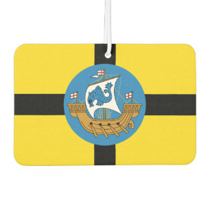 Flagge von Wellington City, Neuseeland Autolufterfrischer